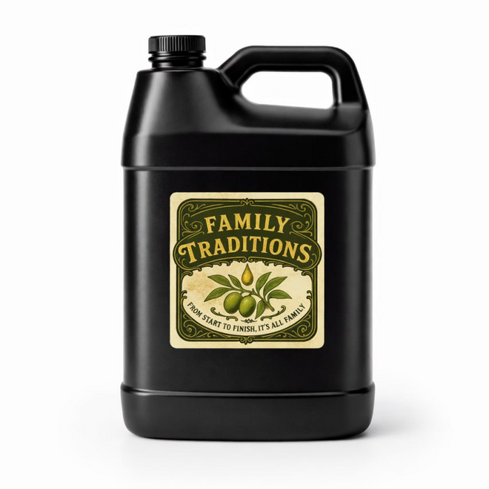 2.5 Gallon Family Traditions Olive Oil Jug